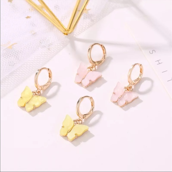 3/$30 RESTOCKED! Butterfly Drop Dangle Earrings Boho - Picture 3 of 10